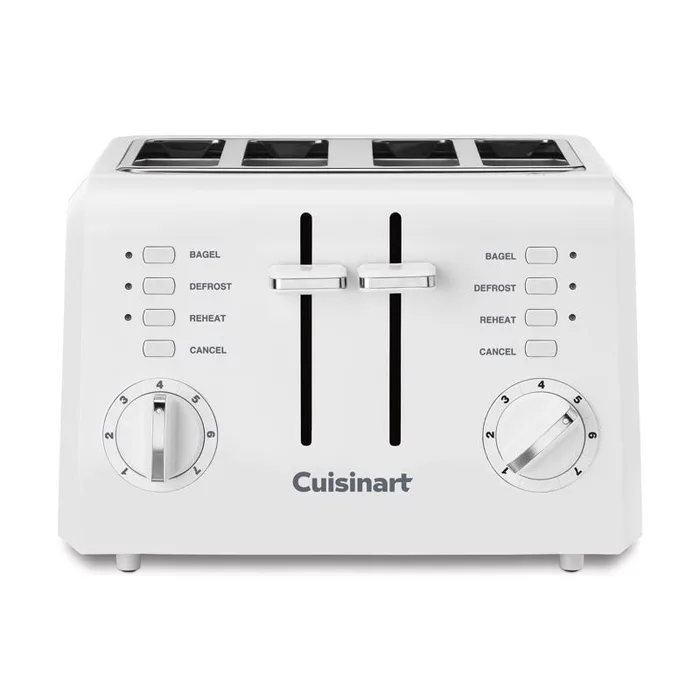 Cuisinart Plastic White 4 slot Toaster 7.2 in. H X 10.7 in. W X 10.8 in. D