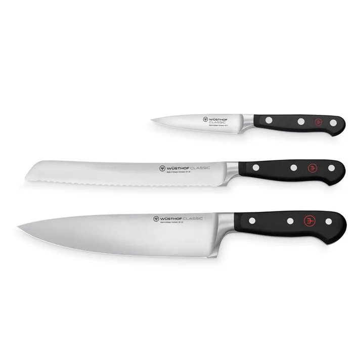 WUSTHOF Stainless Steel Knife Set 3 pc