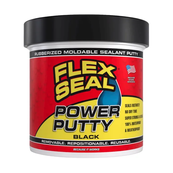 Flex Seal Family of Products Flex Seal Power Putty Black Rubber Sealant 0.5 lb