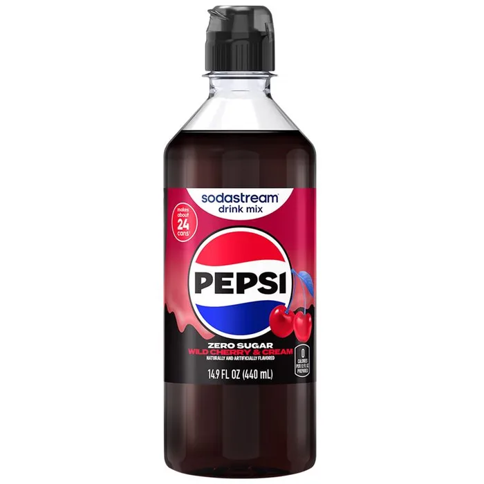 SodaStream Pepsi Zero Sugar Cherry & Cream Soda Mix 440 ml 1 pk