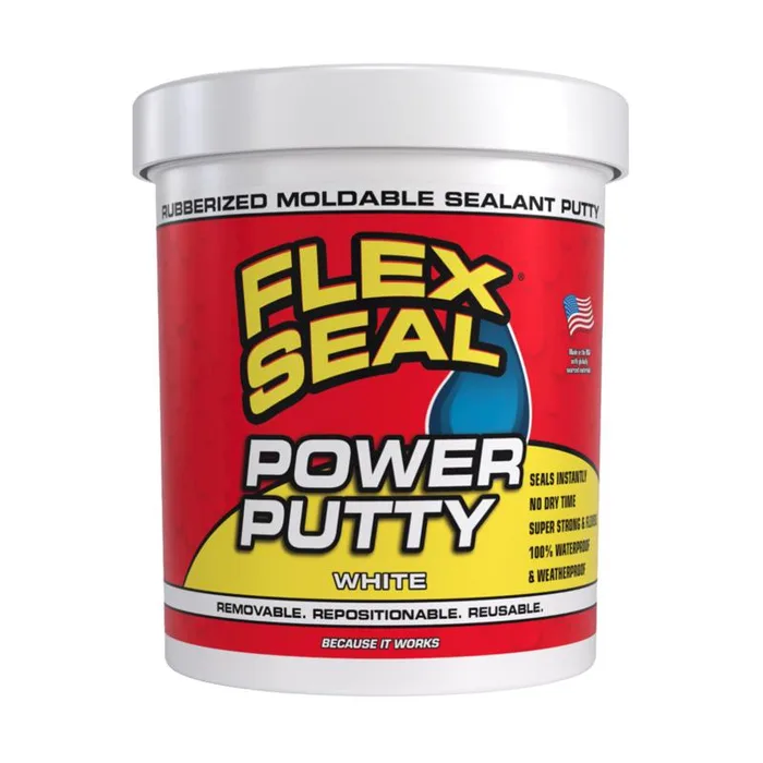 Flex Seal Family of Products Flex Seal Power Putty White Rubber Sealant 1 lb