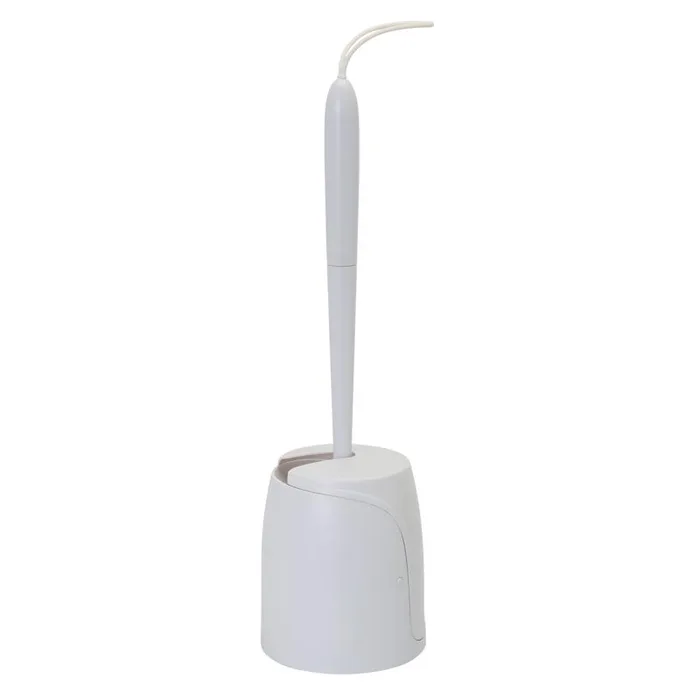 Zenna Home Toilet Bowl Brush & Holder White