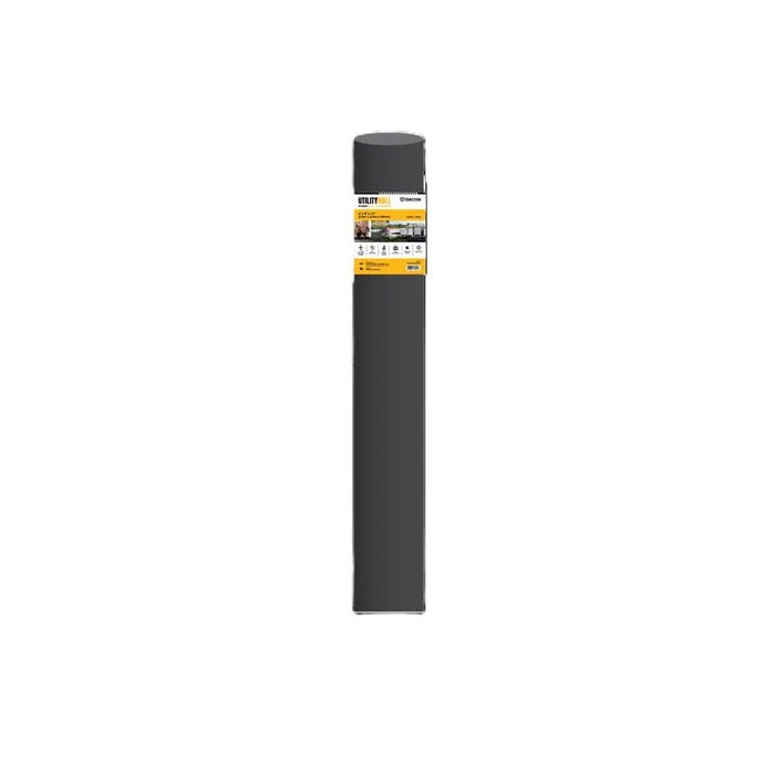 Traction 48 in. W X 96 in. L Black Rubber Utility Mat