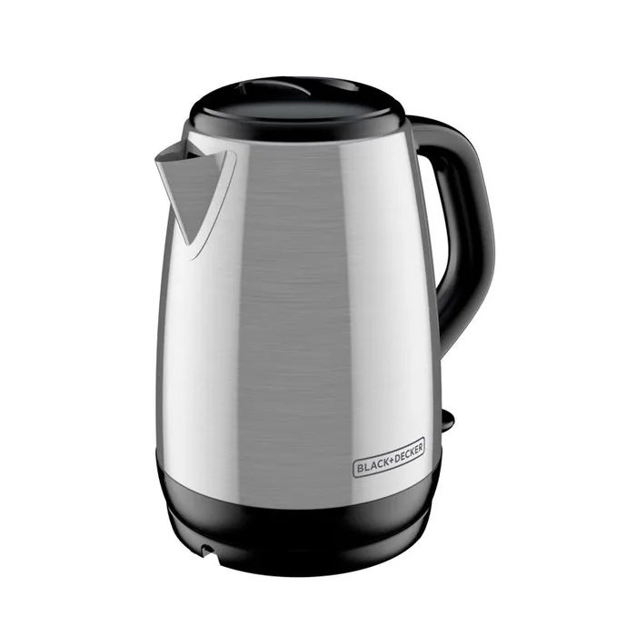 Black+Decker 1.7 L Black/Silver Electric Kettle