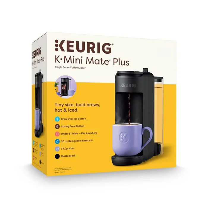 Keurig Mini Mate Plus 50 oz Black Single Serve Coffee Maker