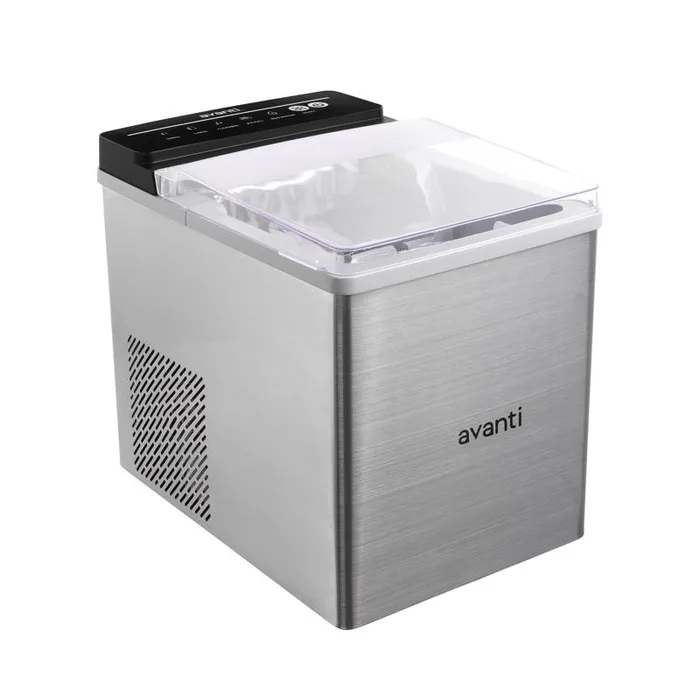 Avanti Speedy Ice Countertop Bullet 33 lb Stainless Steel Ice Maker 120 W