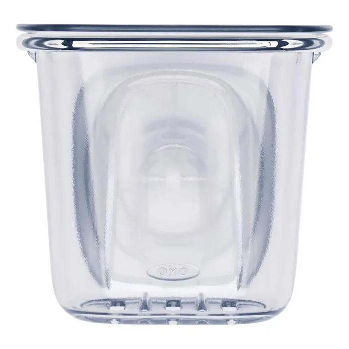 OXO Good Grips Clear Plastic/Stainless Steel Utensil Cup and Holder