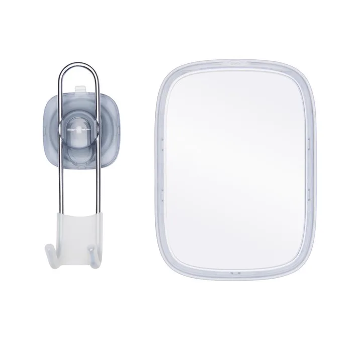 OXO Good Grips 13 in. H X 7 in. W Portable Shower Mirror Silver