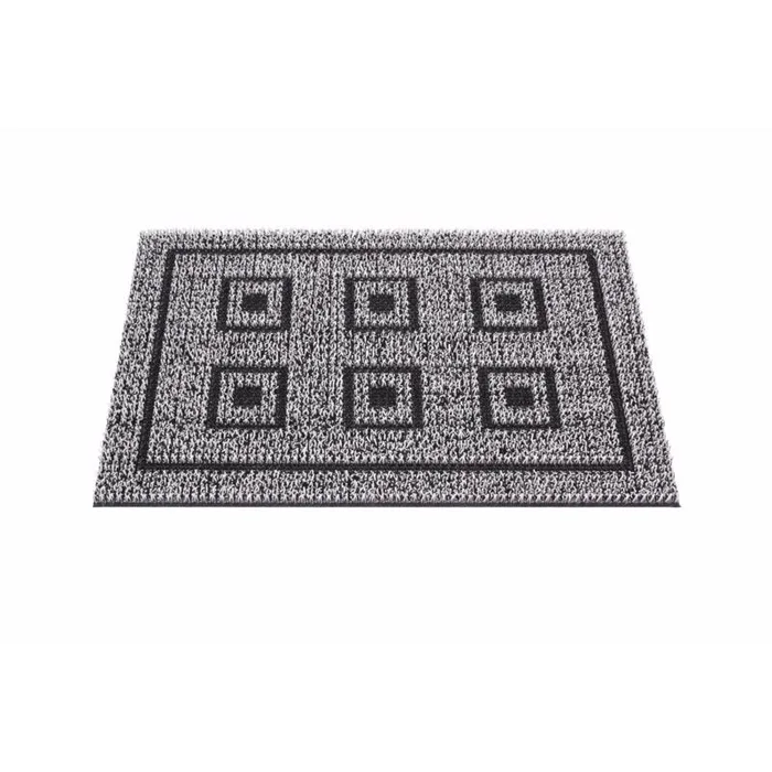 GrassWorx 18 in. W X 30 in. L Gray Six Panel Astroturf Door Mat