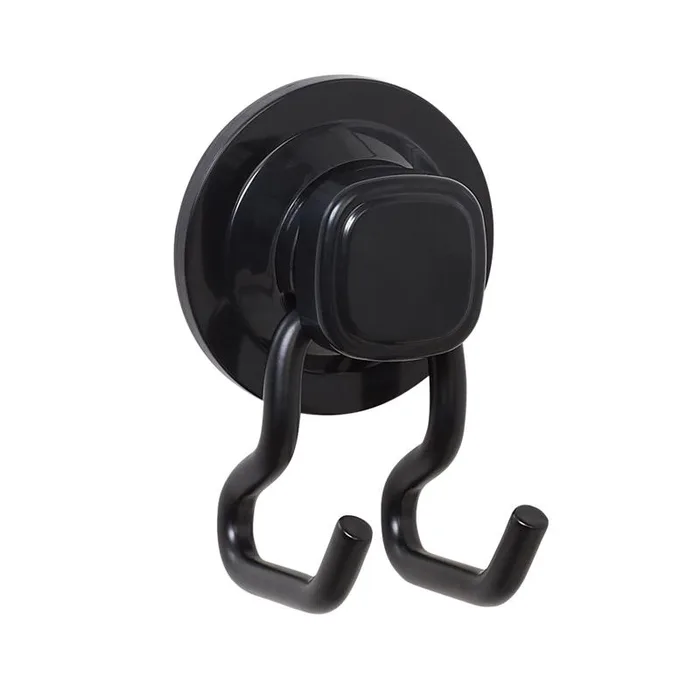 Zenna Home Matte Black Double Suction Hook