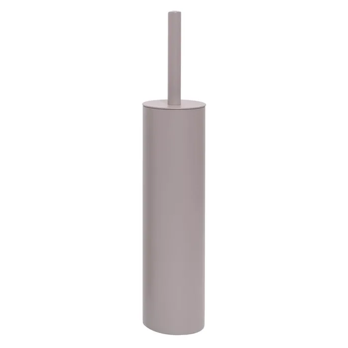 Zenna Home Toilet Bowl Brush & Holder Gray