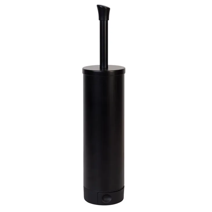 Zenna Home Toilet Bowl Brush & Holder Black