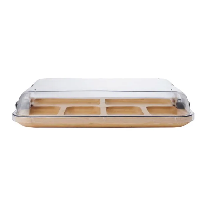 Farberware Bamboo Food Container and Lid 1 pk (Pack of 2)