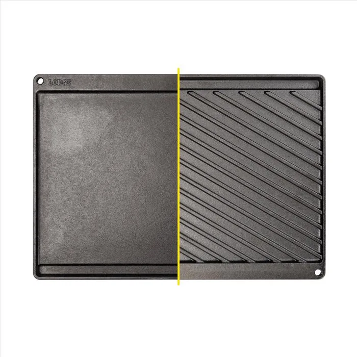 Lodge Cast Iron Grill Pan Black