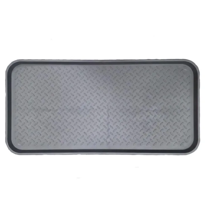 Southern Oaks 15 in. W X 30 in. L Black Plastic Boot Tray