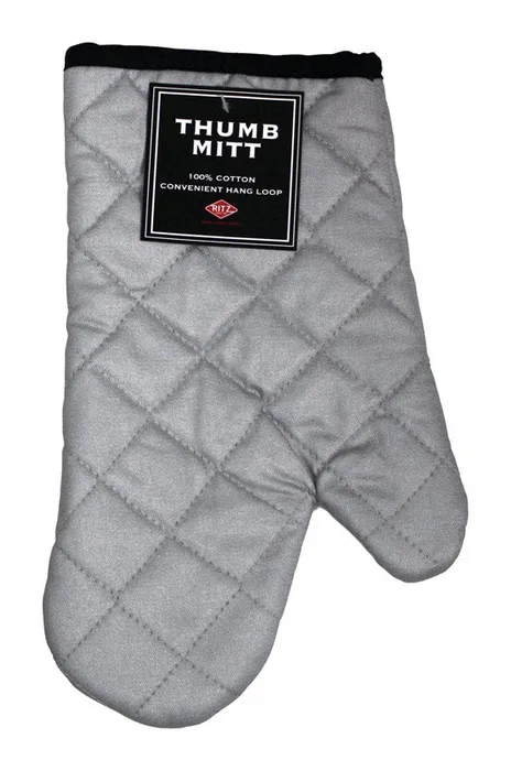 Ritz Silver Cotton Oven Mitt (Pack of 6)