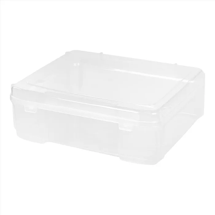 IRIS 24 qt Clear Craft Case 6.13 in. H X 17.2 in. W X 15.29 in. D Stackable (Pack of 4)