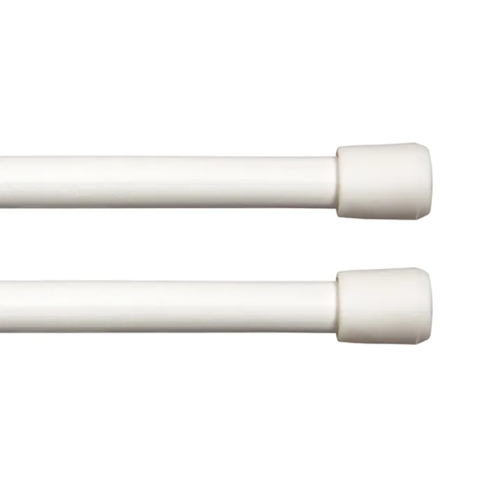 Kenney White Traditional/Transitional Tension Rod 11 in. L X 16 in. L
