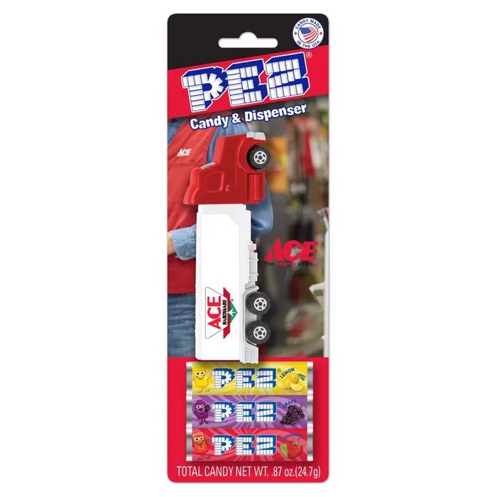 PEZ Assorted Fruit Flavors Candy and Dispenser 0.87 oz (Pack of 12)