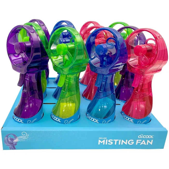 O2Cool 10.55 in. H X 2.75 in. D 1 speed Misting Fan (Pack of 12)