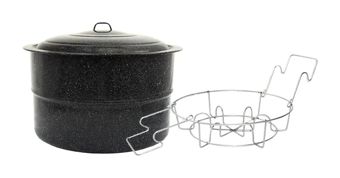Granite Ware Canner with Lid & Jar Rack 33 qt 3 pc (Pack of 2)