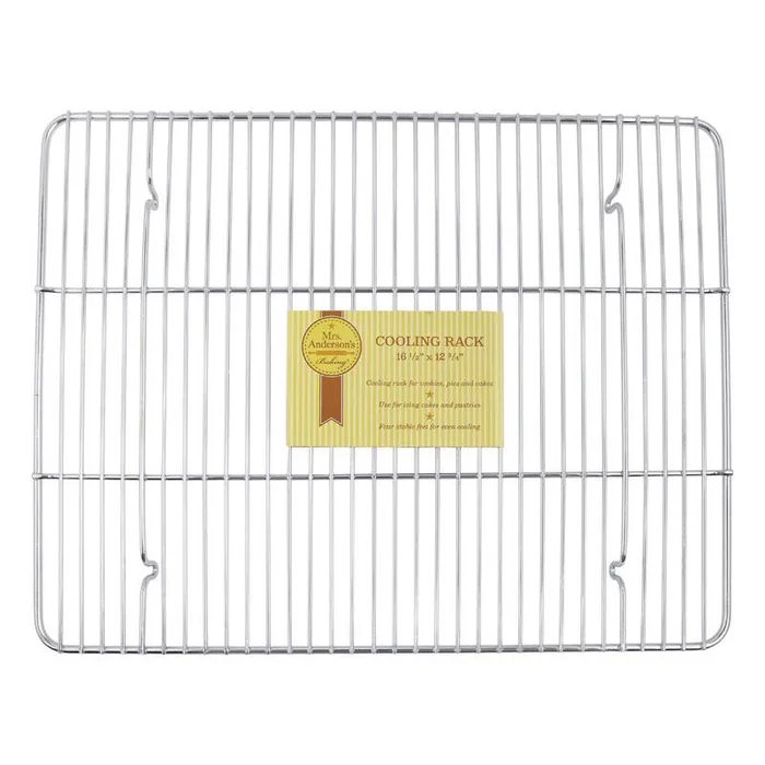 Mrs. Anderson's Baking Baking 12-3/4 in. W X 16-1/2 in. L Cooling Rack Silver