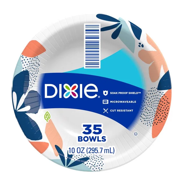 Dixie 10 oz Multicolored Paper FLOWERS BLOOM Bowl 9-1/4 in. D 35 pk (Pack of 8)