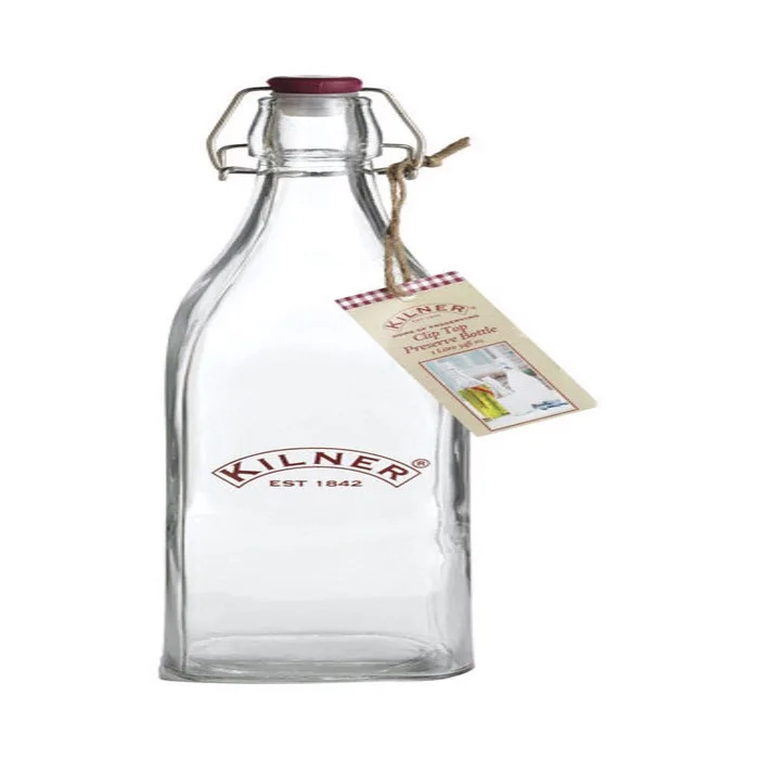 Kilner 34 oz Clear Preserver Bottle 1 pk (Pack of 4)
