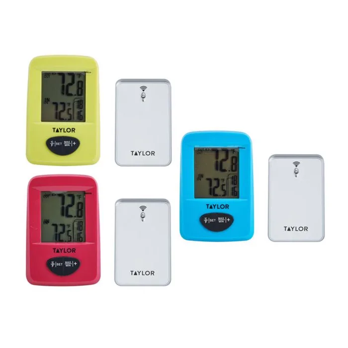 Taylor Digital Thermometer Plastic Assorted 7.28 in.