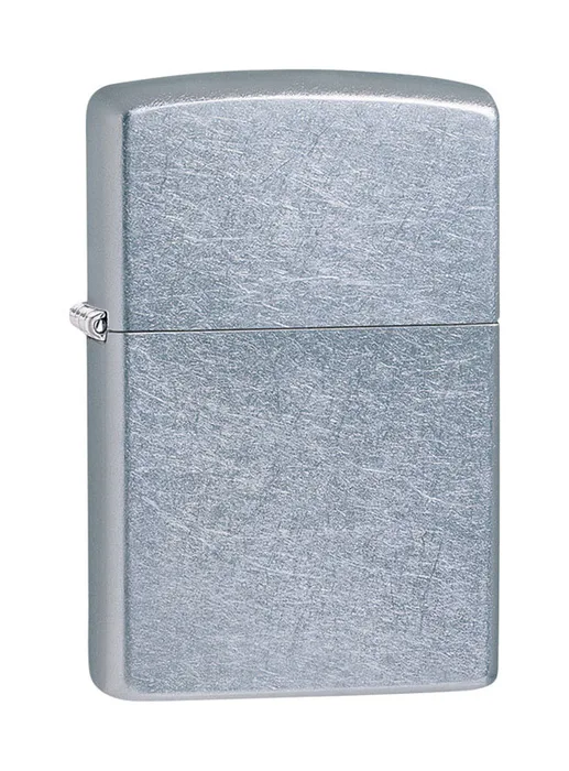 Zippo Classic Street Chrome Silver Street Chrome Cigarette Lighter 1 pk (Pack of 6)