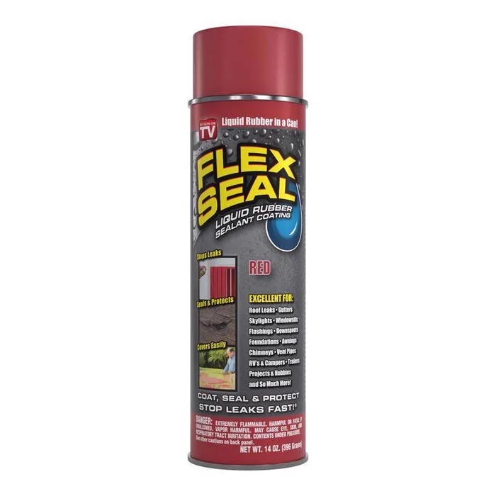 Flex Seal Family of Products Flex Seal Red Rubber Spray Sealant 14 oz (Pack of 6)