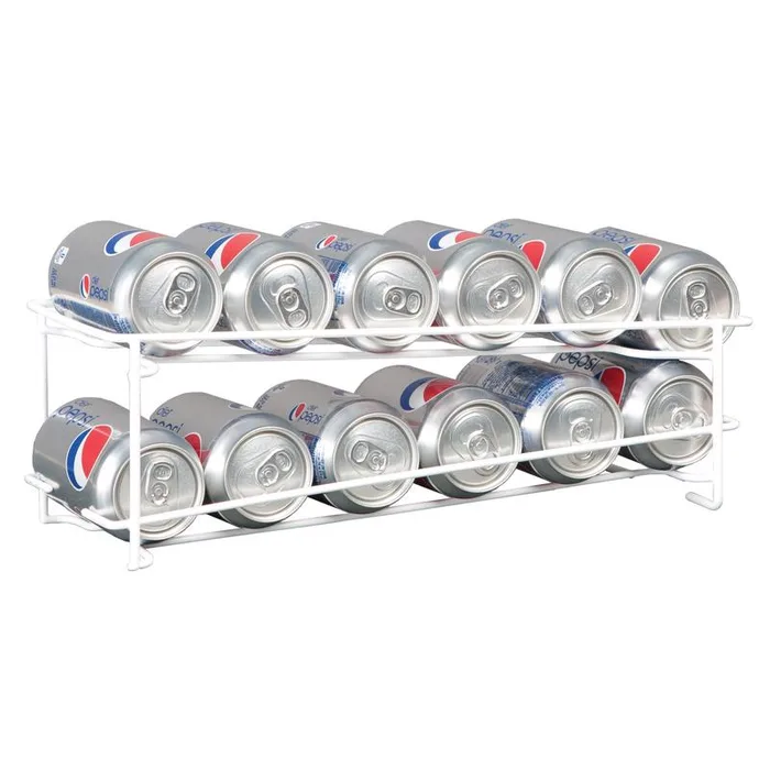 Grayline 4-7/8 in. H X 5-5/8 in. W X 16 in. L White Soda Can Organizer