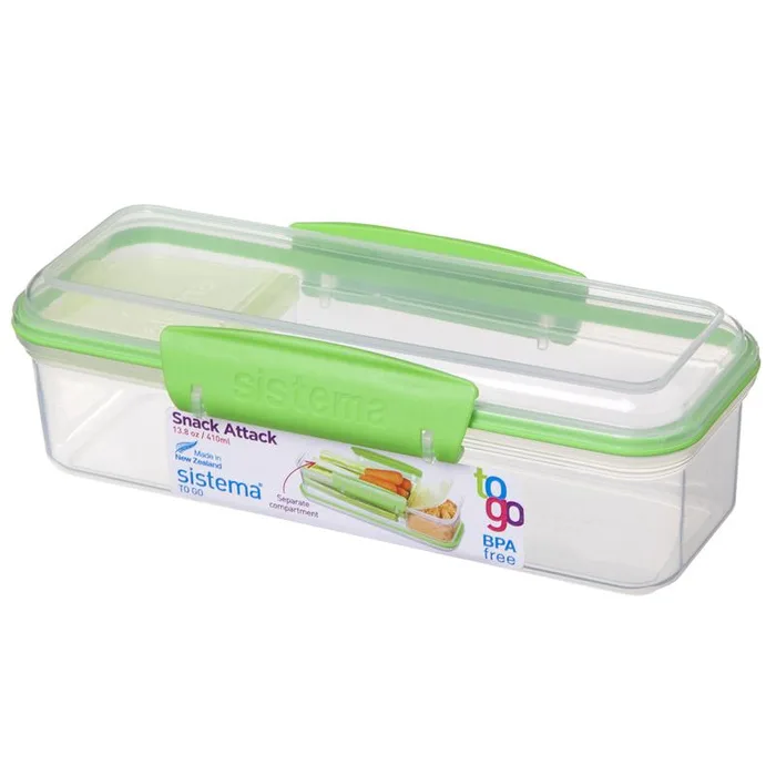Sistema To Go 13.8 oz Clear Food Storage Container 1 pk (Pack of 9)