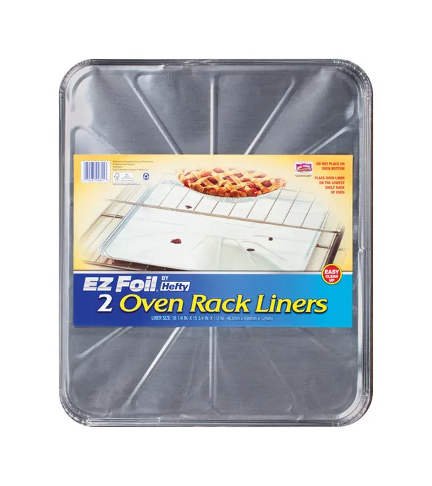 Hefty EZ Foil 15-3/4 in. W X 18-1/4 in. L Oven Liner Silver 2 pk (Pack of 12)