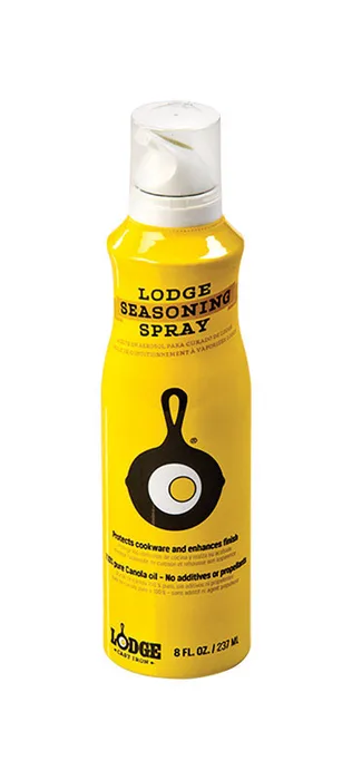 Lodge Seasoning Cooking Spray 8 oz Can (Pack of 6)