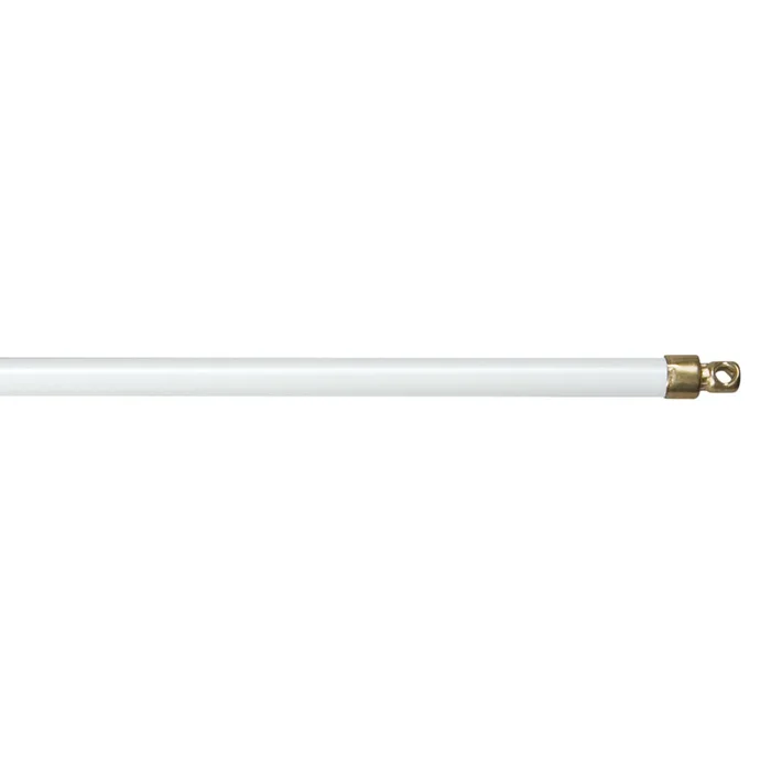 Kenney White Traditional/Transitional Sash Rod 11 in. L X 19 in. L