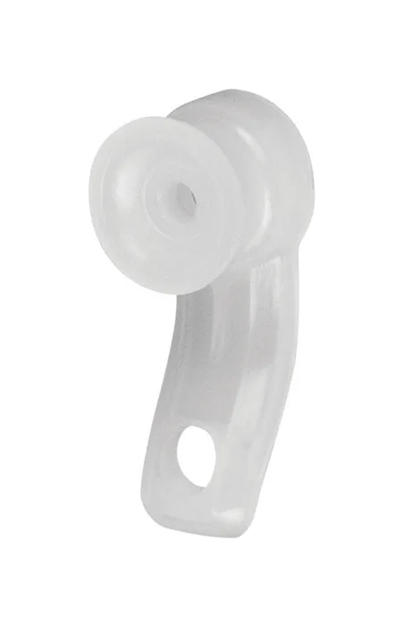 Kenney White Traditional/Transitional Universal Track Carriers 4.5 in. L