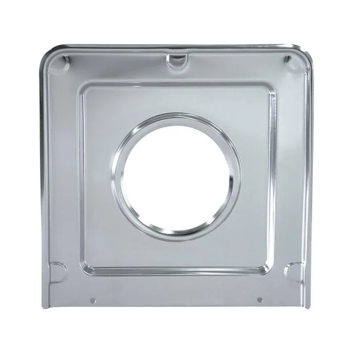 Range Kleen Chrome Drip Pan 9.25 in. W X 10.25 in. L
