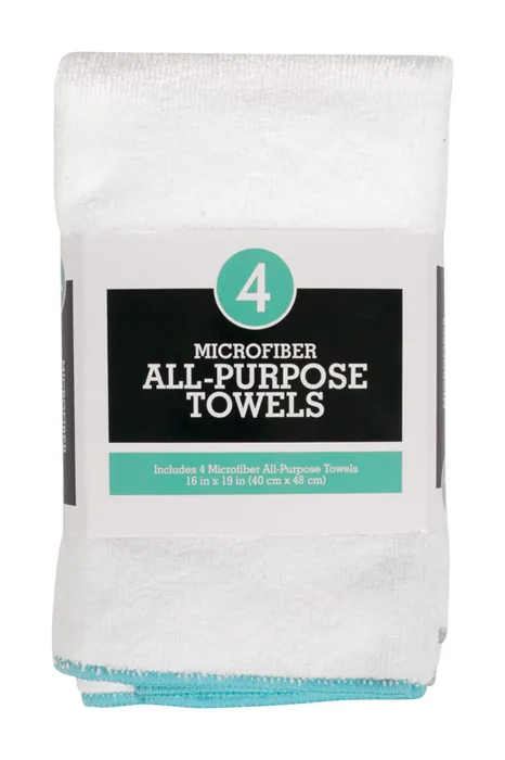 Ritz White Microfiber Solid Kitchen Towel 4 pk (Pack of 6)