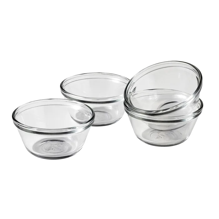 Anchor Hocking 4.00 in. W X 4.00 in. L Custard Cups Clear (Pack of 4)