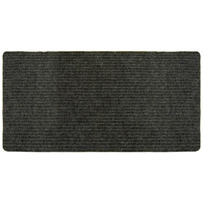 Multy Home Concord 45 ft. L X 26 in. W Charcoal Nonslip Carpet Runner