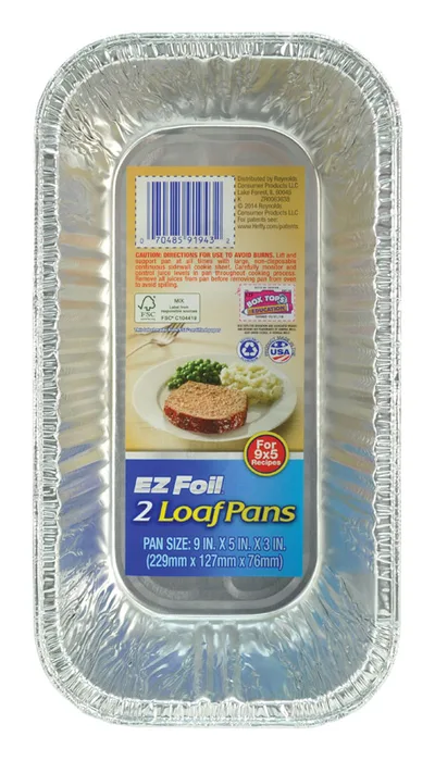 EZ Foil 5 in. W X 9 in. L Loaf Pan Silver (Pack of 12)