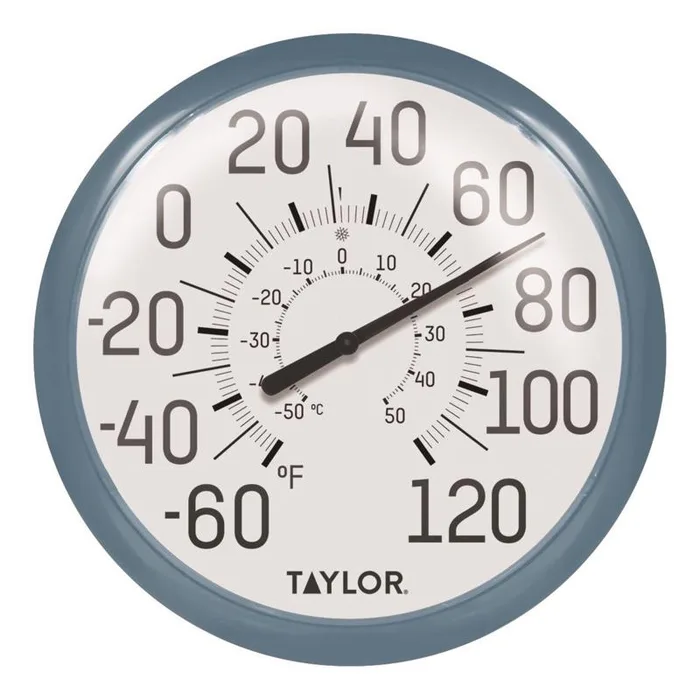 Taylor Dial Thermometer Plastic Teal 13.25 in. (Pack of 4)