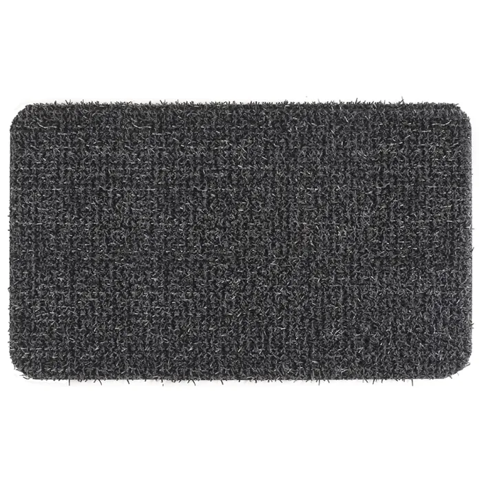 GrassWorx Clean Machine 24 in. W X 18 in. L Flint Flair Astroturf Door Mat