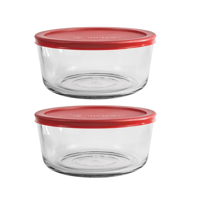 Anchor Hocking Clear Food Storage Container Set 2 pk