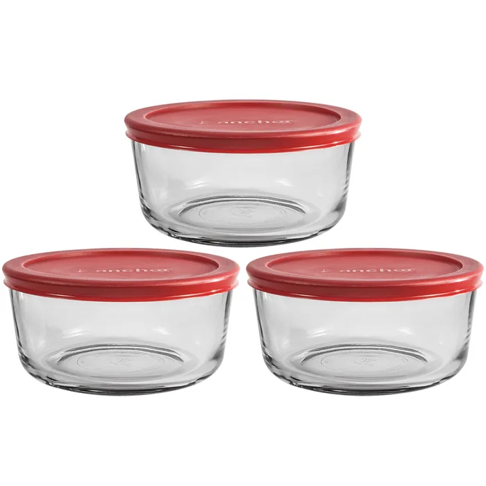 Anchor Hocking Clear Food Storage Container Set 1 pk