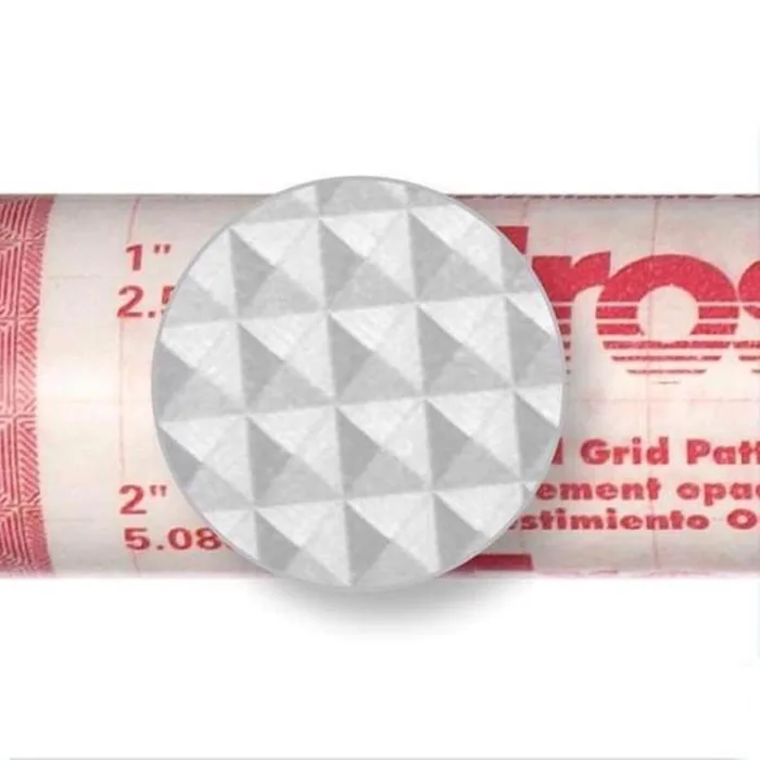 Con-Tact Diamond 9 ft. L X 18 in. W Clear Frosty Grid Privacy Film (Pack of 12)