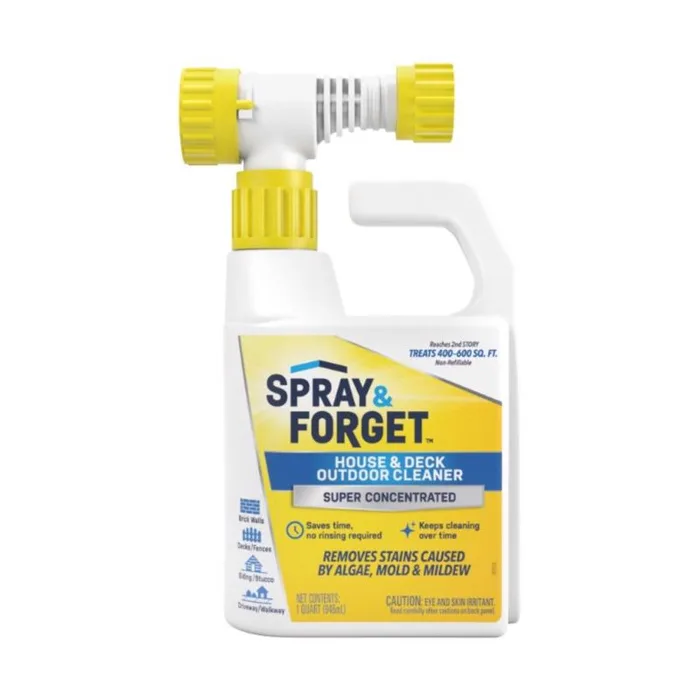 Spray & Forget House and Deck Cleaner 32 oz Liquid (Pack of 6)