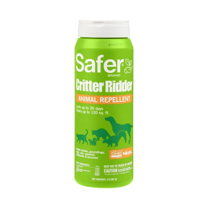 Safer Brand Critter Ridder Animal Repellent Granules For Most Animal Types 2 lb (Pack of 6)