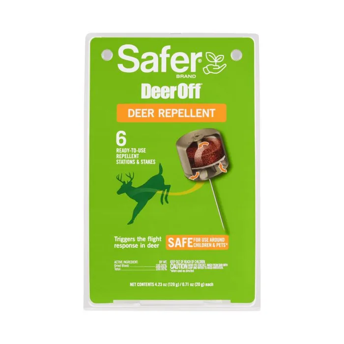 Safer Brand Deer Off Repellent Station Stake For Deer 6 pk (Pack of 6)